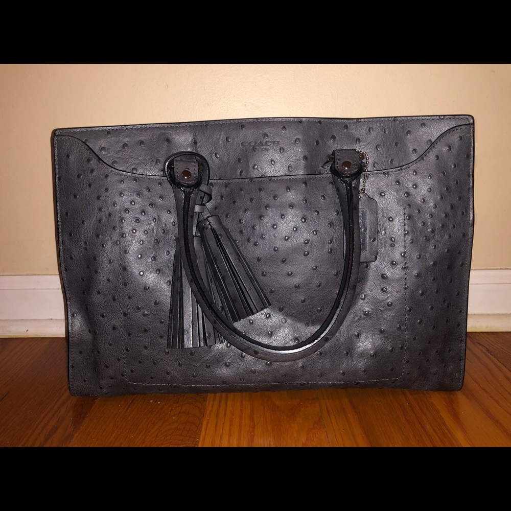 Coach Legacy Pinnacle Ostrich Leather Carryall